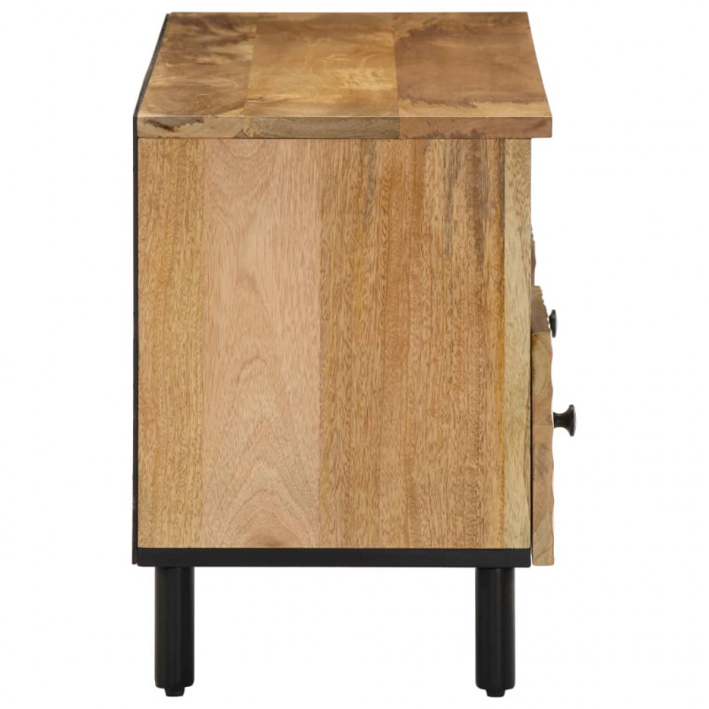 Szafka pod telewizor, 100x33x46 cm, lite drewno mango