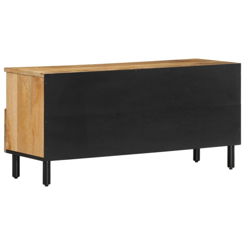 Szafka pod telewizor, 100x33x46 cm, lite drewno mango