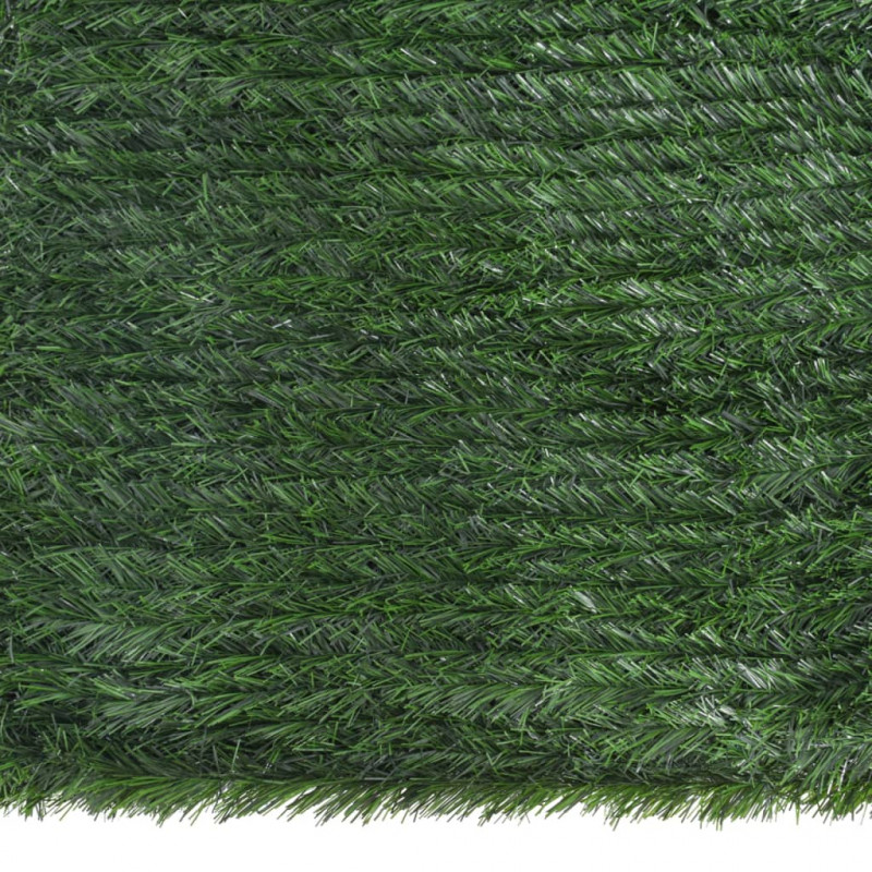 Ogrodzenie ze sztucznej trawy, zielone, 1x10 m