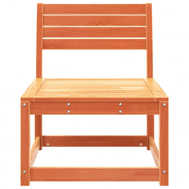 Sofa ogrodowa, woskowy brąz, lite drewno sosnowe