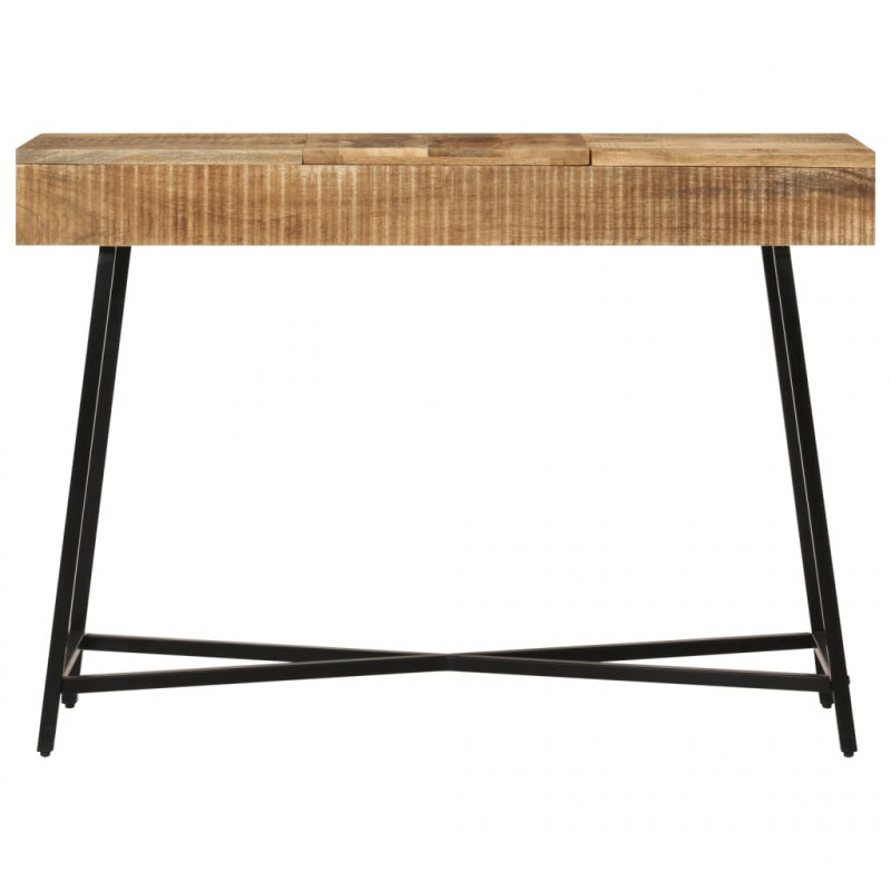 Toaletka, 105x35x75 cm, surowe drewno mango i żelazo