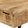 Toaletka, 105x35x75 cm, surowe drewno mango i żelazo