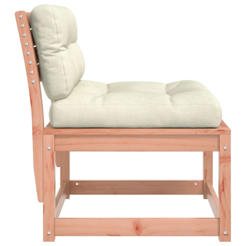 Sofa ogrodowa z poduszkami, lite drewno daglezjowe
