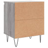 Szafka nocna, szary dąb sonoma, 40x30x50 cm