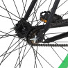 Rower single speed, czarno-zielony, 700c, 51 cm