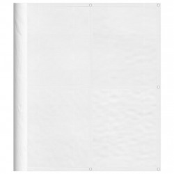 Parawan balkonowy, biały, 120x800 cm, 100% poliester Oxford