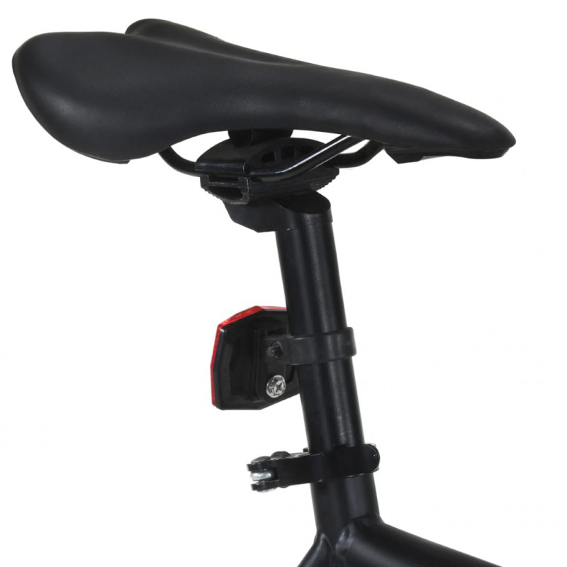 Rower single speed, czarno-zielony, 700c, 59 cm