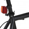 Rower single speed, czarno-zielony, 700c, 59 cm