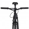 Rower single speed, czarno-zielony, 700c, 59 cm