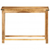 Stolik konsolowy, 100x30x75 cm, lite drewno mango