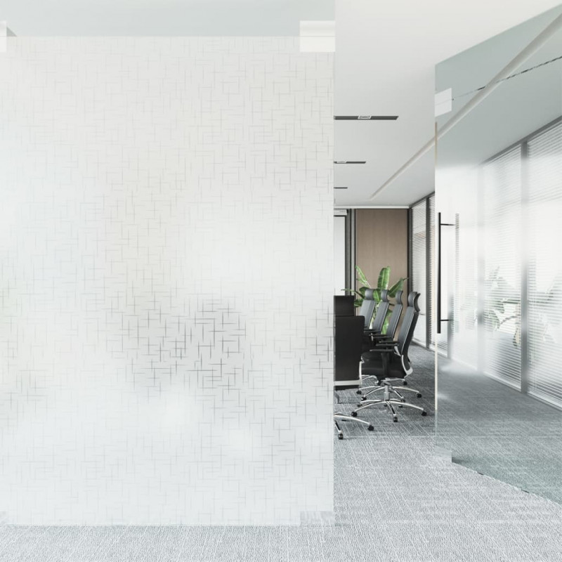 Folia okienna, nieprzezroczysta, wzór w gwiazdy, 45x500 cm, PVC