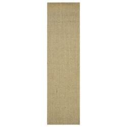 Dywanik, naturalny sizal, 66x250 cm, zielony