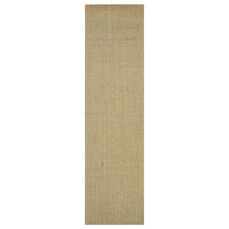 Dywanik, naturalny sizal, 66x250 cm, zielony