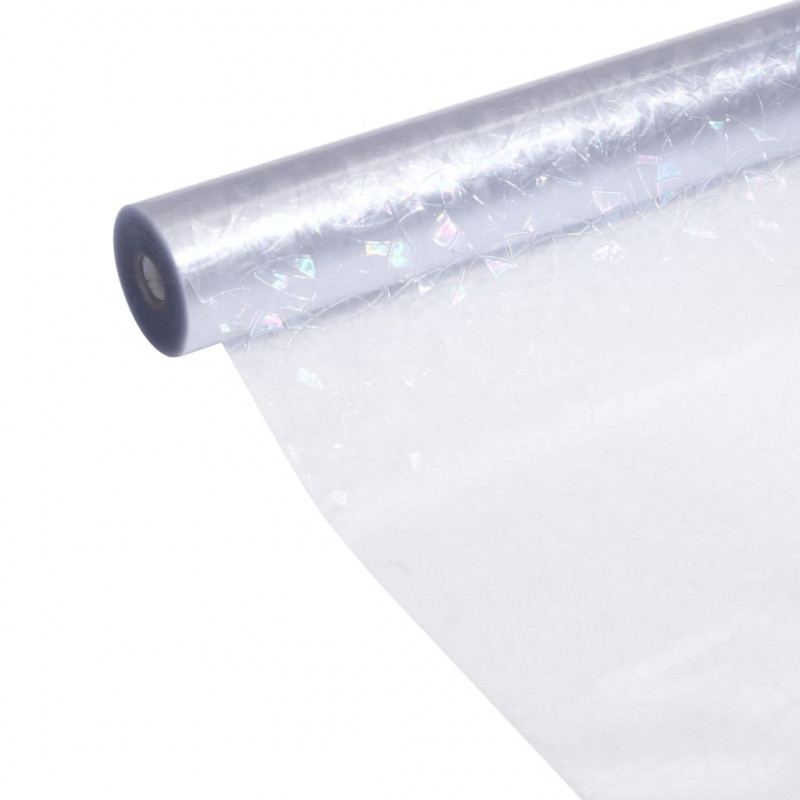 Folia okienna, matowa, tęczowy wzór 3D, 90x1000 cm, PVC