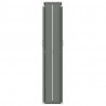 Zwijana markiza boczna, czerwona, 220 x 1200 cm