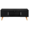 Szafka pod TV, czarna, 120 x 40 x 46 cm, MDF