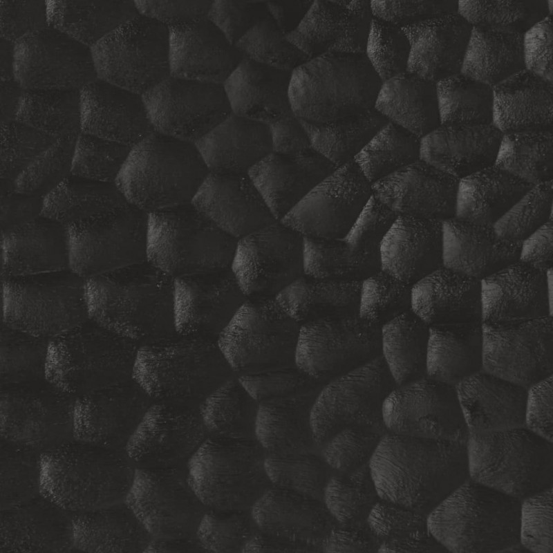 Szafki, 2 szt., czarne, 60x33x75 cm, lite drewno mango