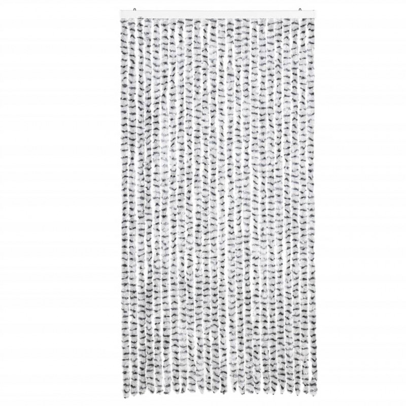 Zasłona przeciwko owadom, jasnoszaro-ciemnoszara, 100x230 cm