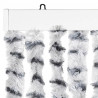 Zasłona przeciwko owadom, jasnoszaro-ciemnoszara, 100x230 cm