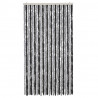 Zasłona przeciwko owadom, szaro-czarna, 100x220 cm, szenilowa