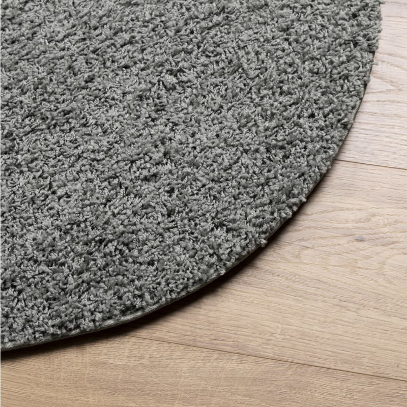Dywan z długim włosiem PAMPLONA, zielony, Ø 80 cm