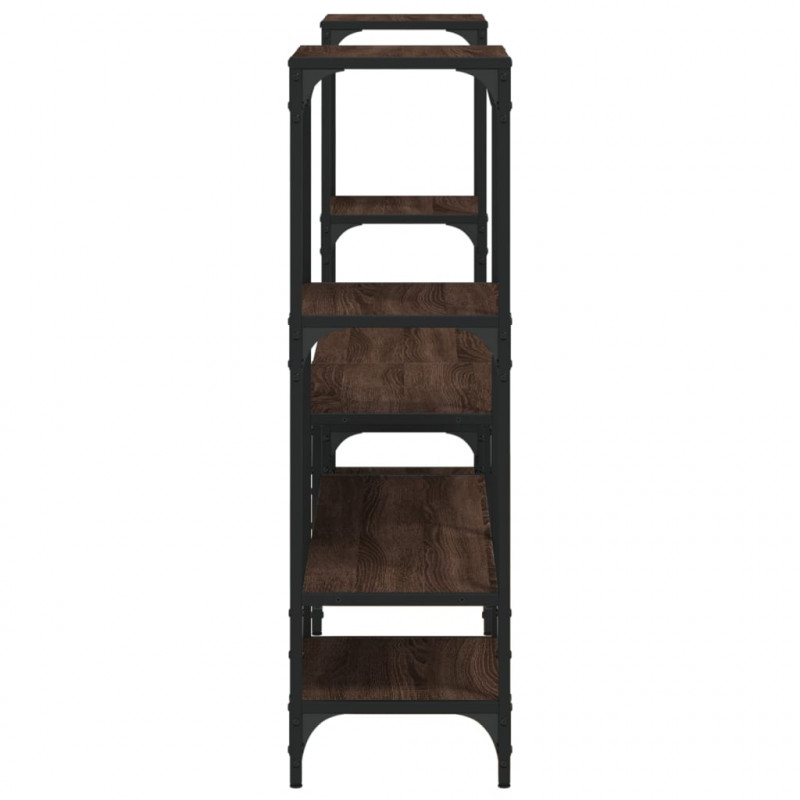 Szafka pod TV, brązowy dąb, 206,5x28,5x95 cm