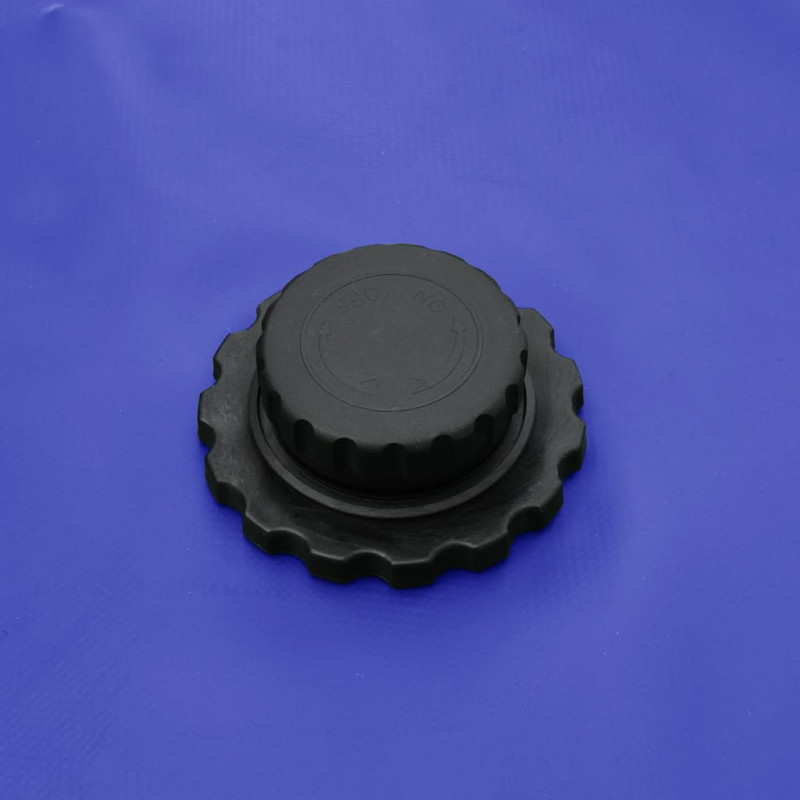 Zbiornik na wodę deszczową, z kranikiem, składany, 2100 L, PVC