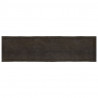 Blat, ciemnobrązowy 200x50x(2-6)cm drewno z naturalną krawędzią