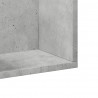 Szafka wisząca, szarość betonu, 75x18x16,5 cm