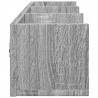 Szafki wiszące, 2 szt., szary dąb sonoma, 75x18x16,5 cm