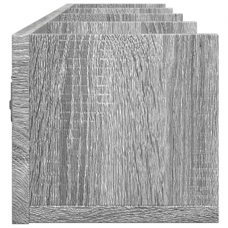 Szafki wiszące. 2 szt., szary dąb sonoma, 99x18x16,5 cm