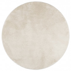 Dywan OVIEDO z krótkim włosiem, beżowy, Ø 80 cm