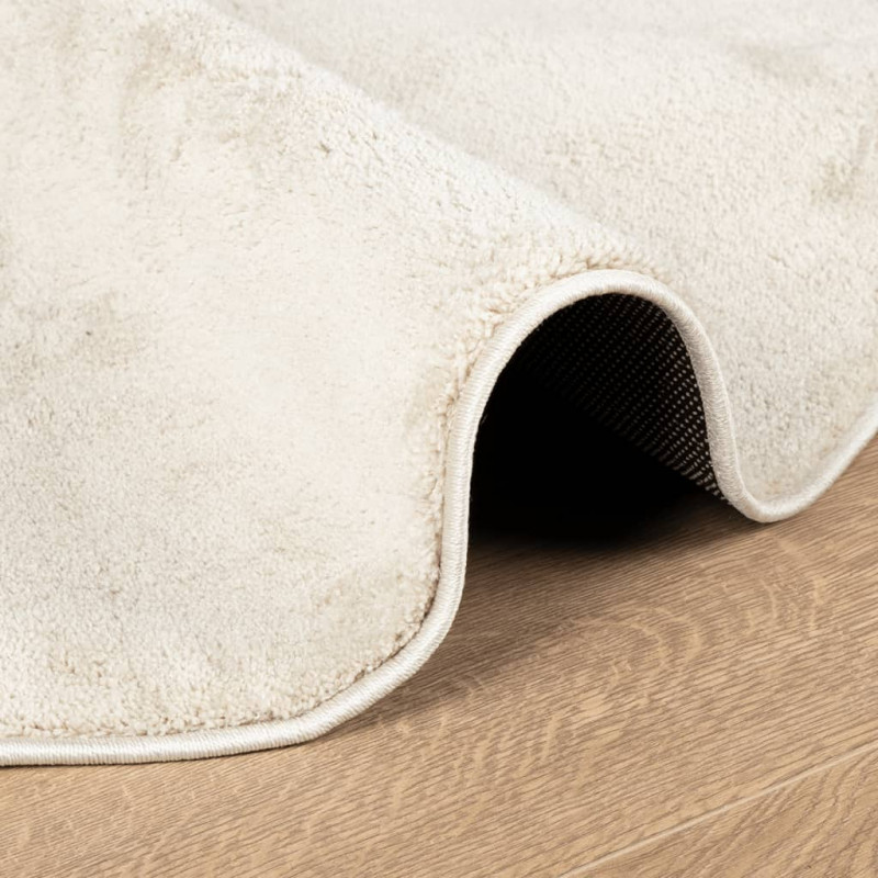 Dywan OVIEDO z krótkim włosiem, beżowy, Ø 80 cm