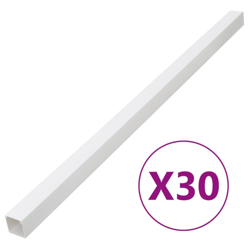 Kanał elektroinstalacyjny, 40x40 mm, 30 m, PVC