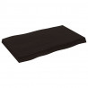 Blat, ciemnobrązowy 80x50x(2-6) cm drewno z naturalną krawędzią