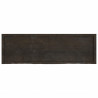 Blat stołu, ciemnobrązowy, 160x50x(2-4) cm, lite drewno dębowe