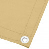 Parawan balkonowy, piaskowy, 120x600 cm, 100% poliester Oxford
