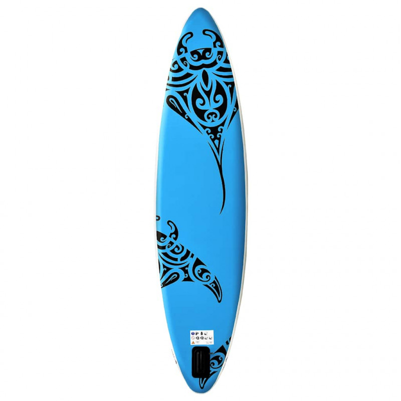 Nadmuchiwana deska SUP z zestawem, 320x76x15 cm, niebieska