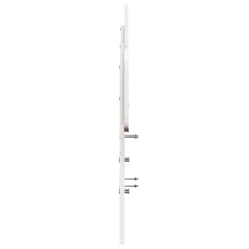 Wezgłowie do łóżka, białe, 150 cm, lite drewno sosnowe