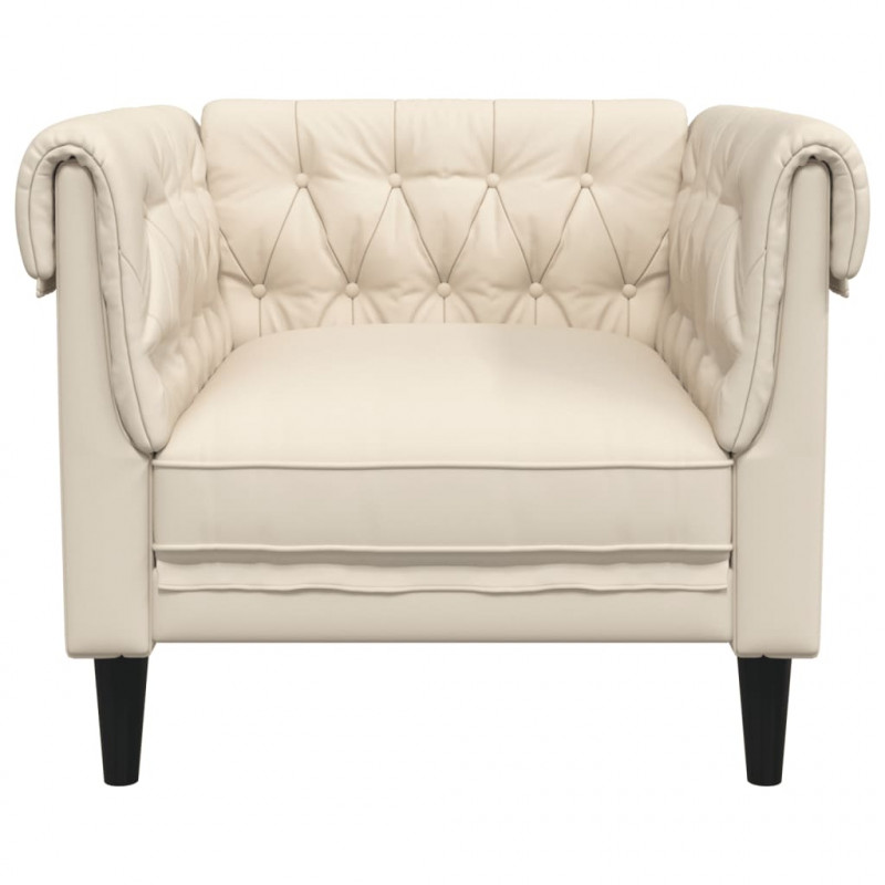 Fotel Chesterfield, obity lnem