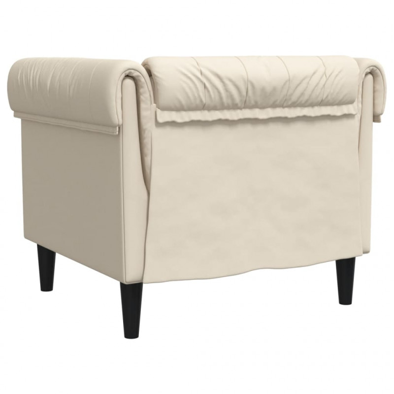 Fotel Chesterfield, obity lnem