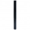 Folie okienne, 5 szt., matowe, czarne, PVC
