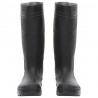Kalosze, czarne, rozmiar 39, PVC