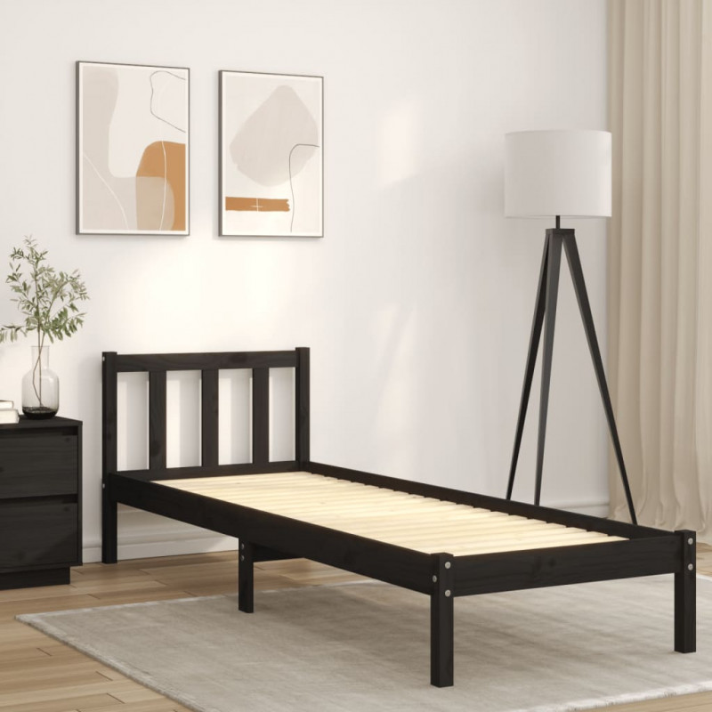 Stelaż do łóżka, 70x200 cm, lite drewno sosnowe