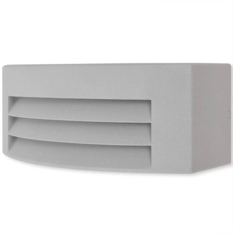 Kinkiet zewnętrzny, aluminium, szary