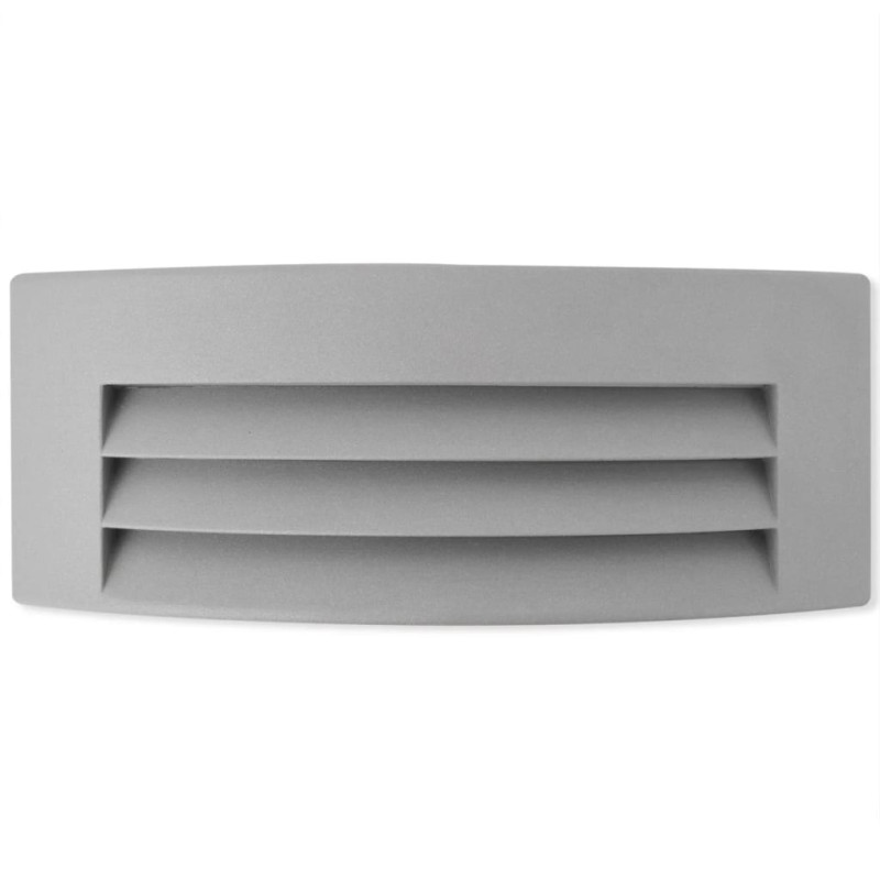Kinkiet zewnętrzny, aluminium, szary