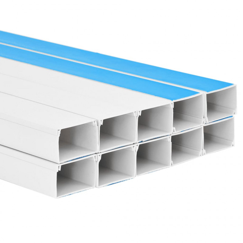 Kanał elektroinstalacyjny, samoprzylepny, 100x40 mm, 10 m, PVC