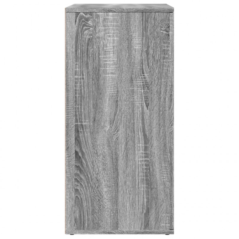 Szafka, szary dąb sonoma, 79x38x80 cm, materiał drewnopochodny