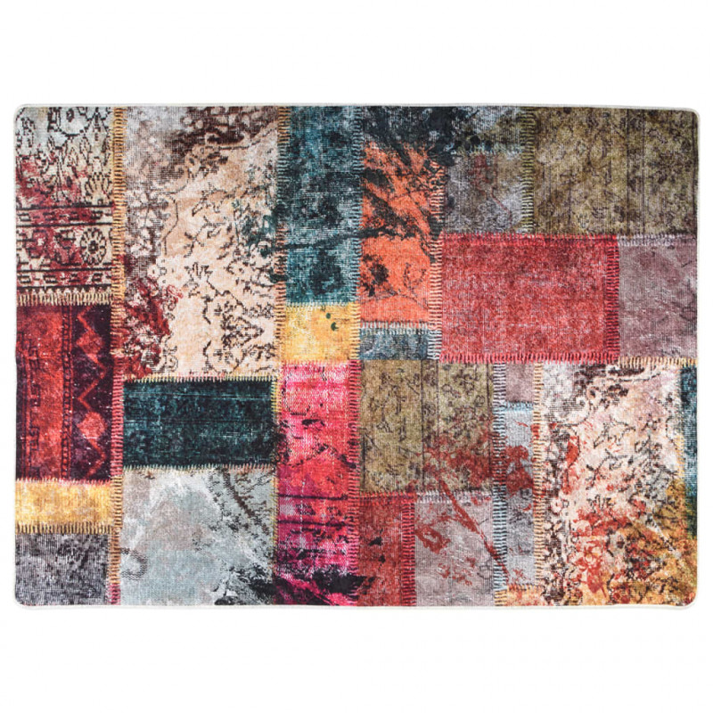 Dywan z możliwością prania, patchwork, kolorowy 150x230 cm