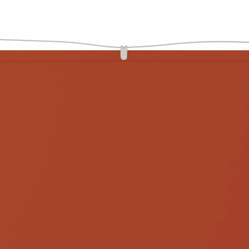 Markiza pionowa, terakota, 140x270 cm, tkanina Oxford